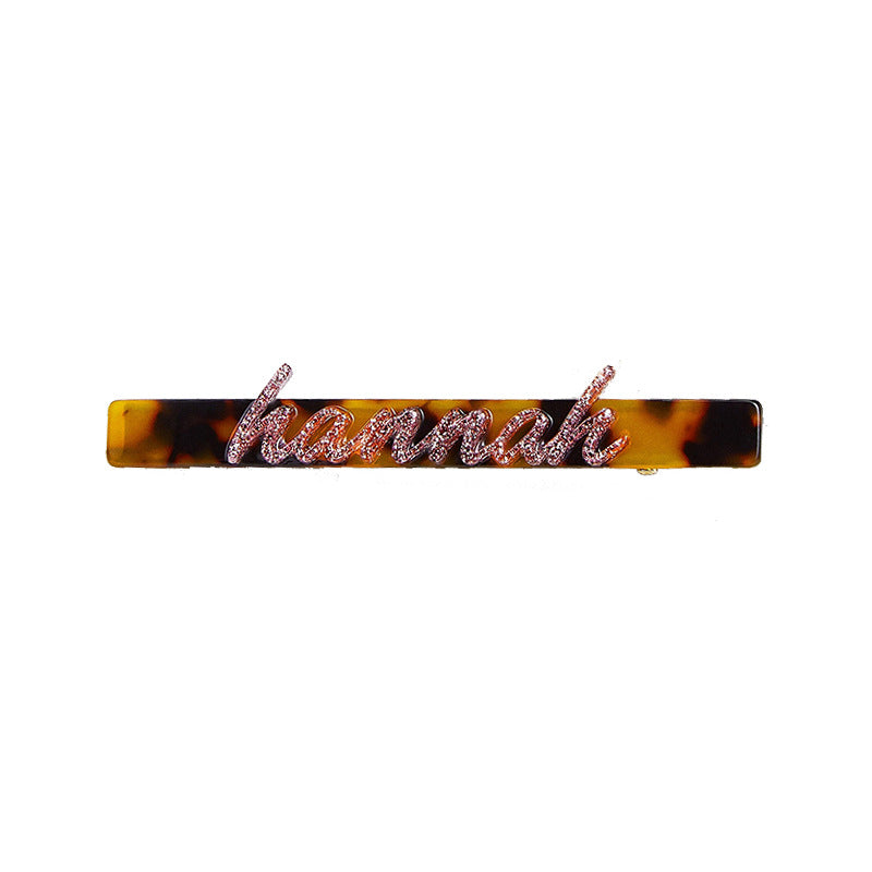 Wholesale Letters Acrylic Hair Clips